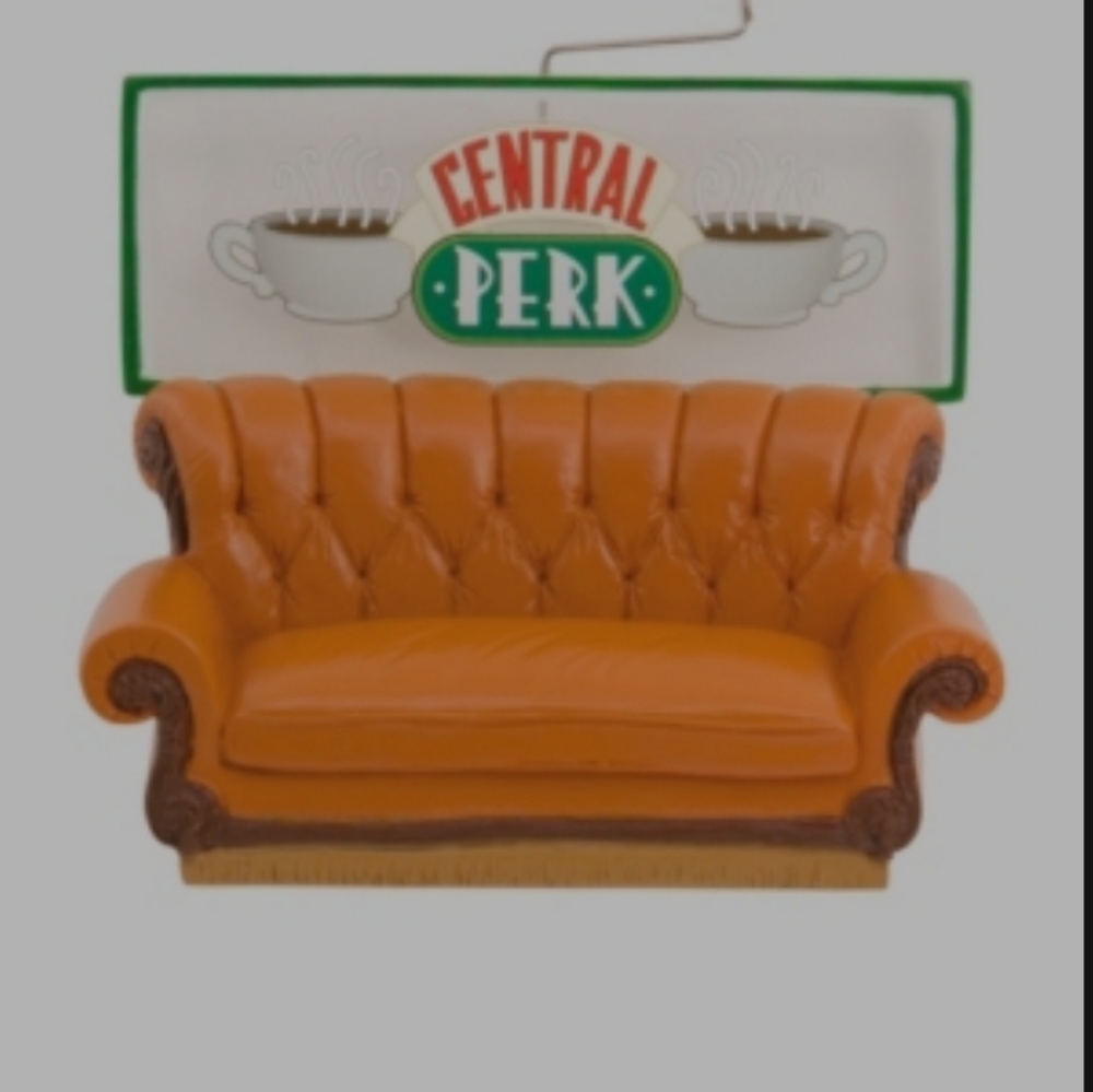 Hallmark Friends Central Perk Cafe Couch Christmas Tree Ornament Holiday